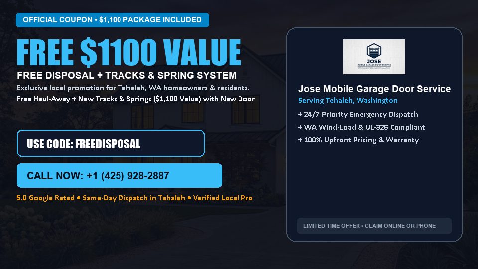 Jose Mobile Garage Door Service FREE Haul-Away & Heavy-Duty Tracks with New Door